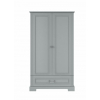 Ines šatníková skriňa, v peknom sivom vzhľade