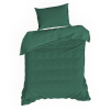 Zelené saténové obliečky na jednolôžko NOVA 3 140 x 200 cm