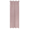 Záves KIDS 1 K | púdrovoružová 140 x 250 cm