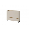 Komoda LUCA LC08 | béžová/dub olejovaný