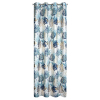 Záves MALTA K | modré listy 140 x 250 cm