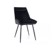 nádherná čierna jedálenská stolička AGAT