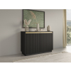 SHOWY čierna komoda KW104 pekná