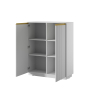 SHOWY biela komoda KW104 otvorená