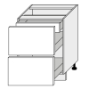 Kuchynská spodná skrinka Avellino D2A 60/1A vnútorné rozloženie