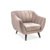 mimoriadne kreslo ELITE VELVET 1, v béžovom prevedení
