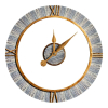 Nástenné hodiny 25 | hnedá 60 x 5 cm