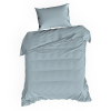 Obliečky na jednolôžko NOVA 3 | svetlomodrá 140 x 200 cm