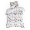 Obliečky na dvojlôžko SPRING 31 | biela/fialová 220 x 200 cm