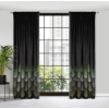 Zatemňovací záves ANGELINA P | čierna/olivová 140 x 270 cm