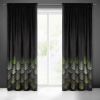 Zatemňovací záves ANGELINA P | čierna/olivová 140 x 270 cm