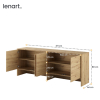 Rozmery nadstavca dub artisan Lenart BED CONCEPT BC-10 pre sklápaciu posteľ BC-05