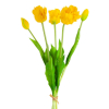 Kytica umelých tulipánov NATU 474 | žltá 43 cm