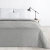 Prikrývka na posteľ ALARA 6 | strieborná 170 x 210 cm