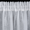 Krátka záclona LARI P | biela 150 x 30 cm