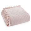 Prikrývka na posteľ LIBI 3 | púdrovoružová 200 x 220 cm