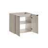 skrinka pod umyvadlo VIVA cashmere 82 60 2d otvorene dvierka