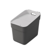 prakticky odpadkovy kos ready to collect 20l tmavosiva