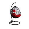 NESTIO xl zahradne zavesne kreslo čierne cervene kvalitne
