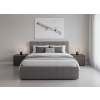 moderna manzelska postel monaco s vyklopnym rostom siva v spalni