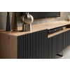 NOEMI tv stolik dub artisan cierny detail