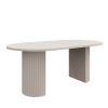 VAOLIA pieskovo bezova jedalensky stol rozlozeny moderny