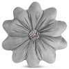 Vankúš FLORES 5 | strieborná 40 cm