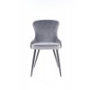Jedálenská stolička LOTUS VELVET | sivá