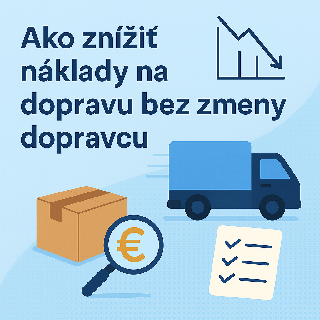 Ako znížiť náklady na dopravu bez zmeny dopravcu?