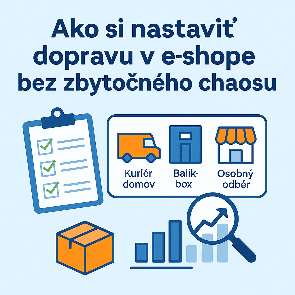 Ako si nastaviť dopravu v e-shope bez zbytočného chaosu