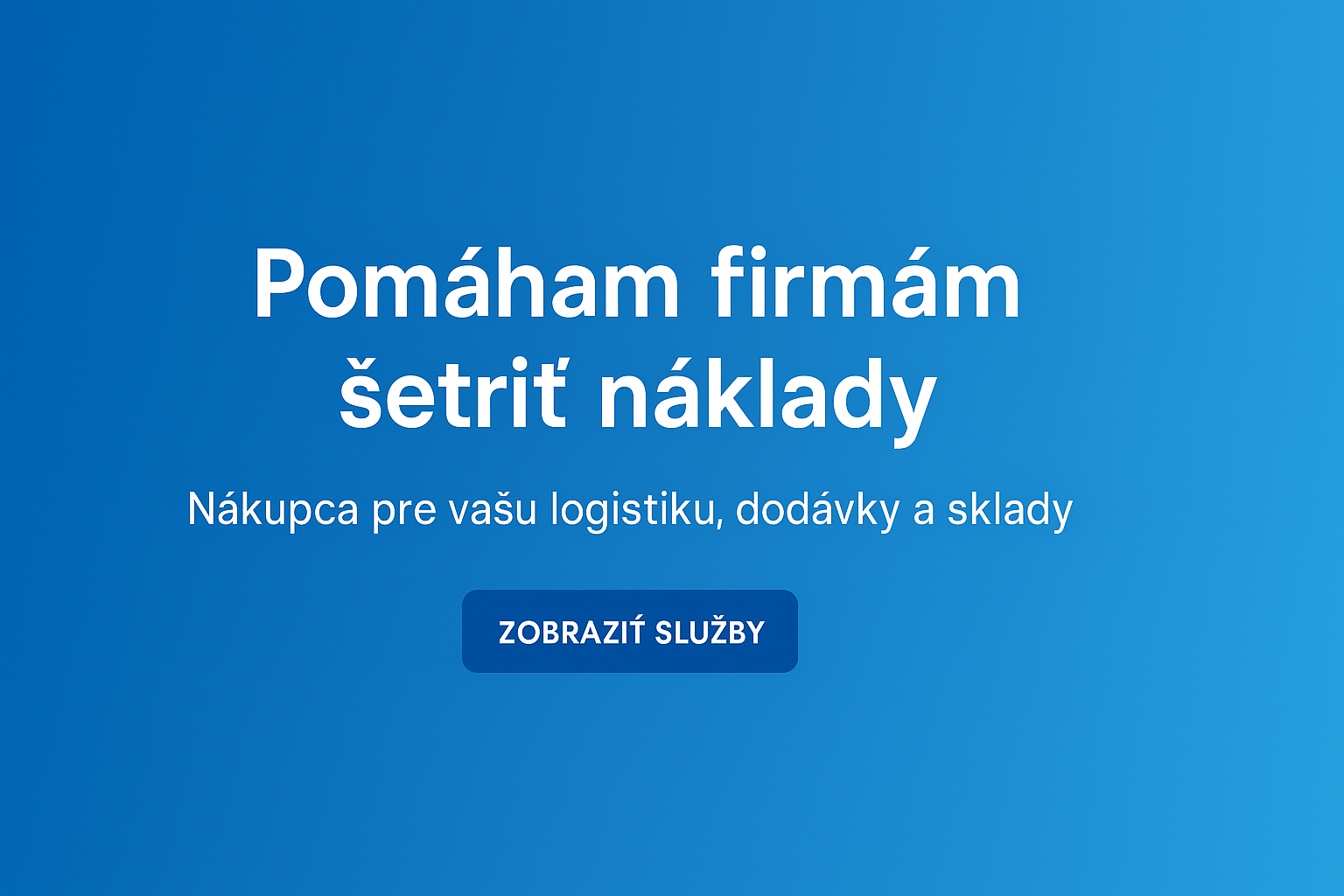 Pomáham firmám šetriť