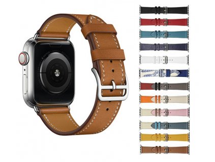 Kožený náhradní řemínek pro Apple Watch 42mm/44mm společné