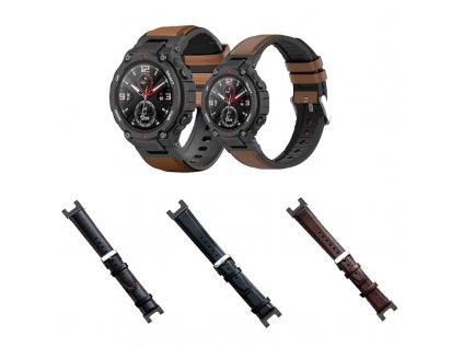 Řermínek z pravé kůže pro Amazfit T Rex společné