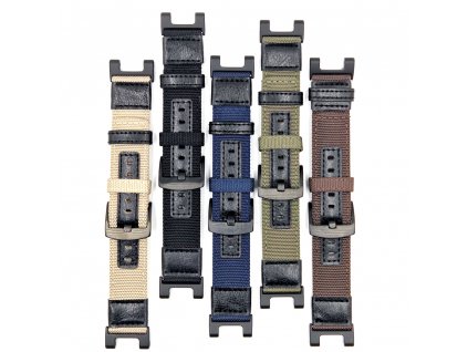 Tkaný nylonový řemínek pro Amazfit T-Rex / T-Rex Pro (Barva Béžová - černá)