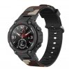 Maskáčový silikonový řemínek pro Amazfit T Rex kamufláž hnědá kamufláž