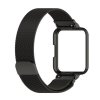 Milánský tah celokovový náhradní náramek s pouzdrem pro Xiaomi Redmi Watch 2 Lite černá 1
