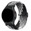 Nastaviteľný nylónový elastický loop remienok pre smart hodinky 20 mm bílá šedá černá