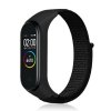 Nylonový náhradní náramek pro Mi Band 3/4 na suchý zip černá