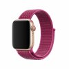 Nylonový náhradní náramek pro Apple Watch na suchý zip fialová