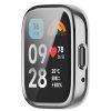Ochranné pouzdro s tvrzeným sklem pro Xiaomi Redmi Watch 3 Active stříbrná