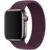 Pletený navlékací řemínek pro Apple Watch 38mm/40mm/41mm tmavě vínová