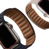 Prémiový magnetický loop z pravé kůže řemínek pro Apple Watch 42mm/44mm/45mm společné