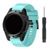 Silikonový řemínek pro Garmin EasyFit/QuickFit 20mm mentolově zelená
