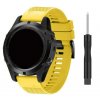 Silikonový řemínek pro Garmin EasyFit/QuickFit 22mm žlutá