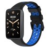 Sportovní perforovaný silikonový náhradní náramek pro Mi Band 7 Pro černo modrá
