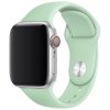 Základní silikonový náhradní řemínek pro Apple Watch 38mm/40mm pastelově zelená