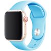 Základní silikonový náhradní řemínek pro Apple Watch 38mm/40mm pastelově modrá