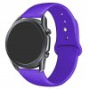 Základní silikonový náhradní řemínek pro chytré hodinky 20mm tmavě fialová