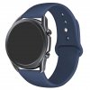 Základní silikonový náhradní řemínek pro chytré hodinky 20mm měsíční modrá