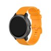 Jednobarevný silikonový řemínek pro chytré hodinky 20mm oranžová 2